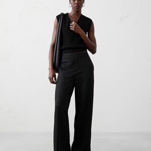 Banana Republic Hayden Wide-Leg High-Rise TENCEL™ Pant | size S